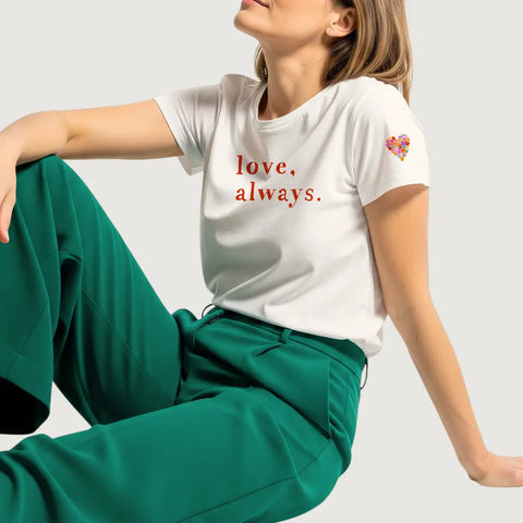 CAMISETA LOVE ALWAYS MONLE