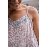 PIJAMA TIRAS BEIGE ZEBRA EMILLE