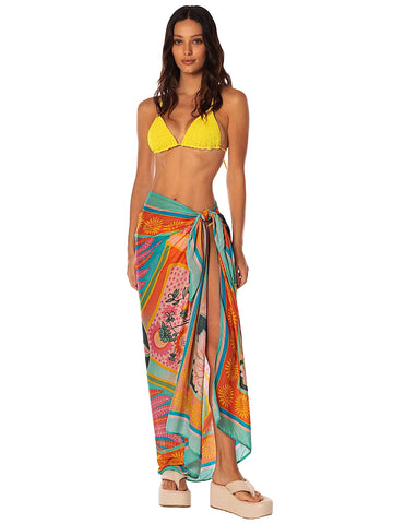 PAREO ISLA PRINT V AQUAMARINE MAAJI