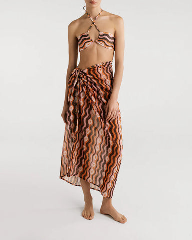 PAREO TAYLOR STAR WAVES ORANGE ENCANTADORE