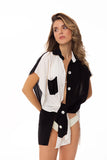 CAMISA MAMBO BICOLOR MILONGA