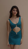 VESTIDO VANESSA BLANCO CORTO SF