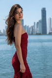 VESTIDO ANORE MERLOT SERRAMAR