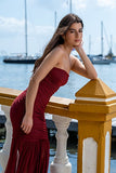 VESTIDO ANORE MERLOT SERRAMAR