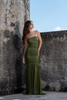 VESTIDO ANORE OLIVE SERRAMAR