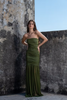 VESTIDO ANORE OLIVE SERRAMAR
