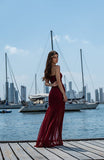 VESTIDO ANORE MERLOT SERRAMAR
