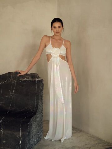 VESTIDO BIANCA BLANCO BAHÍA MARÍA