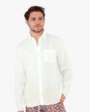 CAMISA LINO BLANCO MARINI STAR