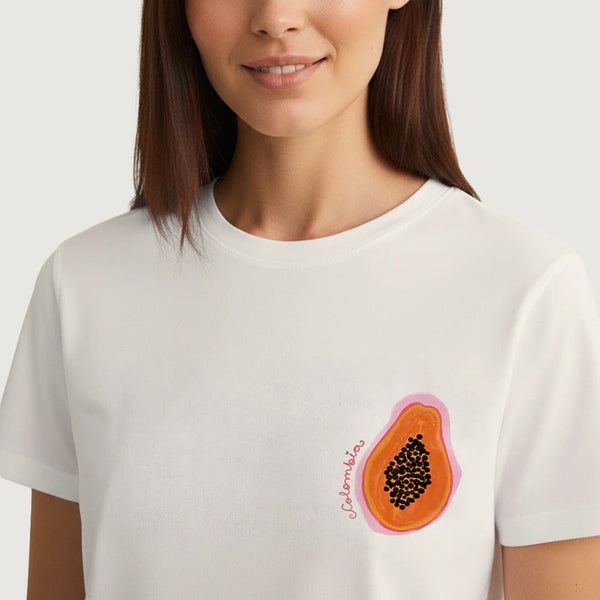 CAMISETA COLOMBIA PAPAYA MONLE