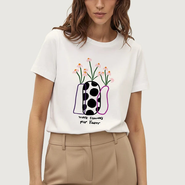 CAMISETA MORE FLOWERS MONLE