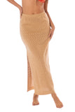 FALDA SOLID LA VILLA SIERRA KNITTED BROWN KIBYS