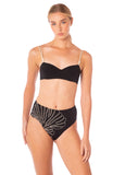 BIKINI PANTY ALTO BLACK REEF SUNNY IZZIE KIBYS