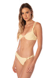 BIKINI SOLID SUN ESSENCE BUTTER YELLOW FER LESLIE KIBYS