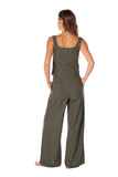 PANTALÓN SAGE DUNES ZENDA DARK OLIVE KIBYS