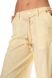 PANTALÓN SUN ESSENCE BECCA BUTTER YELLOW KIBYS