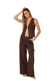 CROP TOP ETERNAL SANDS EDEN VEST COCORA DUST KIBYS