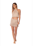 CROP TOP CRYSTAL SHORE MIKU KIBYS