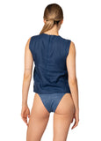DAFNE VEST DEEP BLUE KIBYS