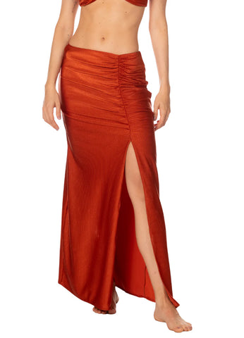 FALDA LEA TERRACOTA KIBYS