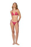 BIKINI SOLID PINK LATITUDES MAUI CANDY KIBYS