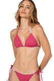 BIKINI SOLID PINK LATITUDES MAUI CANDY KIBYS