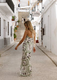 VESTIDO GREEN DREAMS AMAL KIBYS