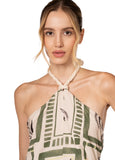 VESTIDO GREEN DREAMS AMAL KIBYS