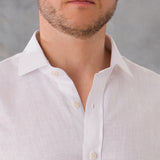 CAMISA LINO MANGA LARGA NORMANDIA BLANCO DANIELS