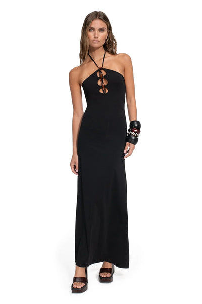 VESTIDO BOWLY ELISE NEGRO AGUA BENDITA