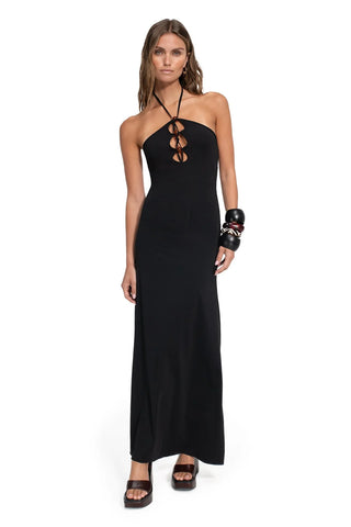 VESTIDO BOWLY ELISE NEGRO AGUA BENDITA