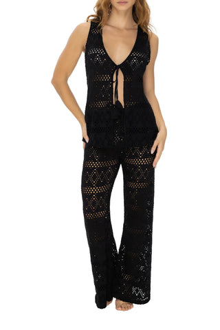 PANTALÓN NEGRO CAPRI MILONGA