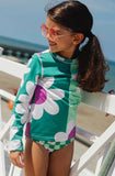 BIKINI NIÑA MINTY MEADOW RASHGUARD QUAQUAK