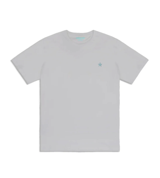 CAMISETA BORDADA GRIS MARINI STAR