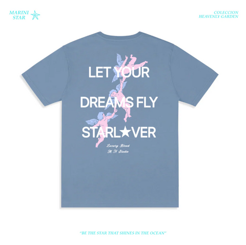 CAMISETA ANGELS BABY BLUE MARINI STAR