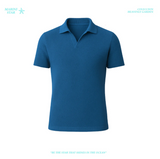 CAMISA POLO AZUL INDIGO MARINI STAR