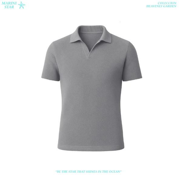 CAMISA POLO GRIS MARINI STAR