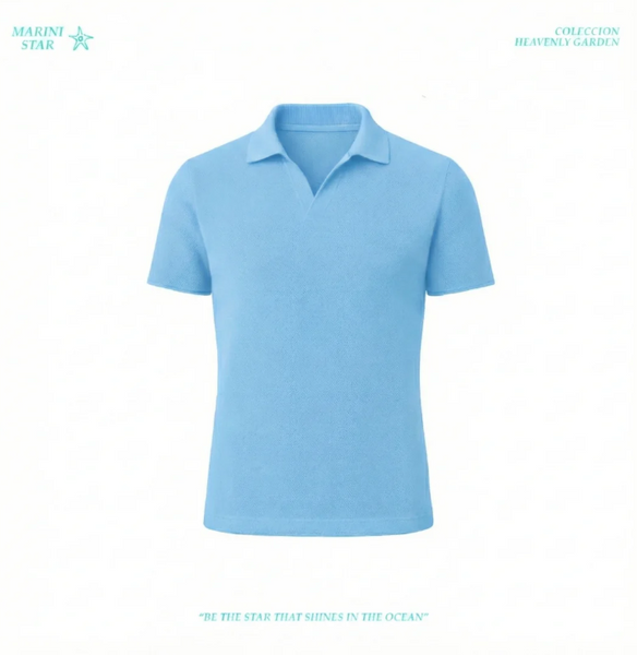 CAMISA POLO AZUL CLARO MARINI STAR