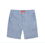 BERMUDA LINO DEEP BLUE RED FLAG