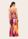 VESTIDO LARGO TROPICAL ONDADEMAR