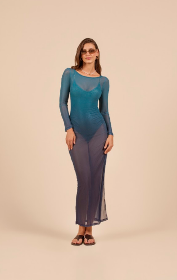 VESTIDO KATE AZURE OLA AZUL