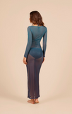 VESTIDO KATE AZURE OLA AZUL