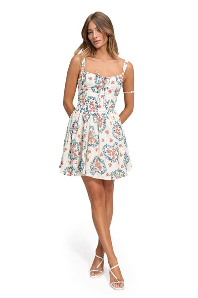 VESTIDO CHERISH SPRING AGUA BENDITA