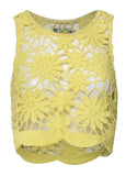 TOP ADELAIDA BRIGHT YELLOW MAAJI