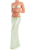 FALDA LIGHT MATCHA VESPER SEQUIN WILD AND PACIFIC