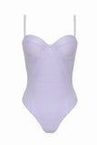 VESTIDO DE BAÑO LILA