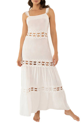 VESTIDO LARGO MARFIL ENZO MILONGA