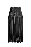 PAREO MACRAMÉ NEGRO FRIDA MILONGA
