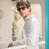 CAMISA LINO MANGA LARGA NORMANDIA BLANCO DANIELS