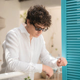 CAMISA LINO MANGA LARGA NORMANDIA BLANCO DANIELS